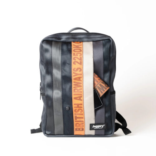 JAGGERY Arrive Backpack In Orange/Black Cargo
