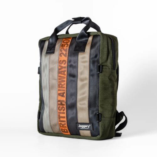 JAGGERY Arrive Backpack In Orange/Black Cargo