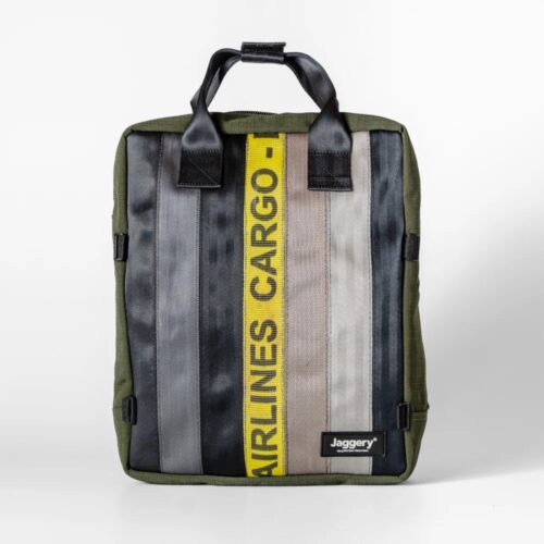 JAGGERY Arrive Backpack In Yellow/Black Cargo